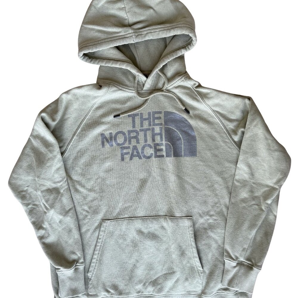 North Face Hoodie Sage Green Kids Large